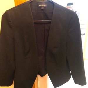 Express crop blazer